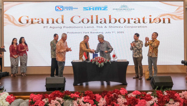 Agung Podomoro Land dan Shimizu Corporation Indonesia Bangun Kerja Sama Properti Inovatif