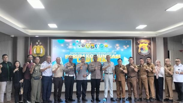 Jasa Raharja Bersama Mitra FGD Forum Komunikasi Lalu Lintas wilayah Bandar Lampung