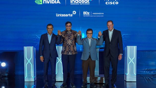 Komdigi Luncurkan AI Center of Excellence Bersama Indosat, Cisco, dan NVIDIA Perkuat Daya Saing AI Nasional