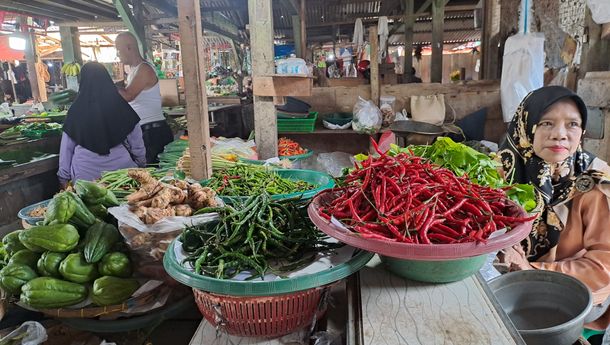 Harga Cabai Rawit dan Bawang Merah Masih Tinggi di Bandarlampung