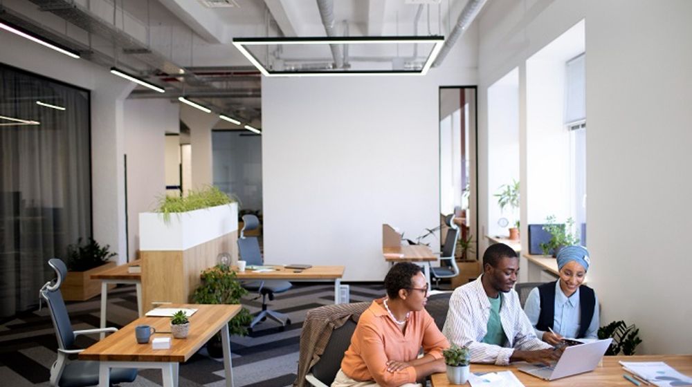 Ilustrasi coworking space.