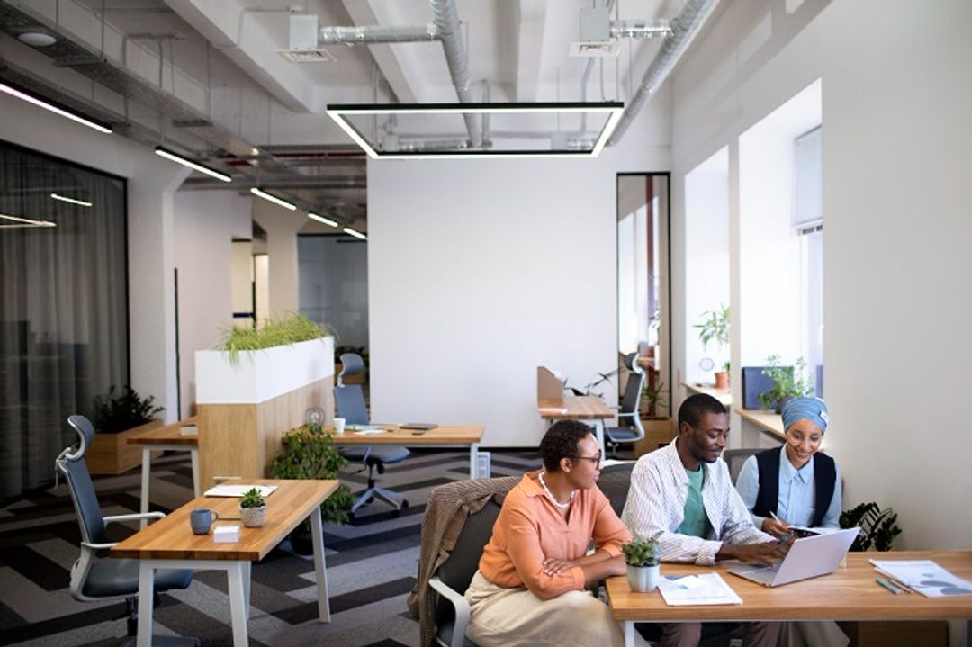 Ilustrasi coworking space.