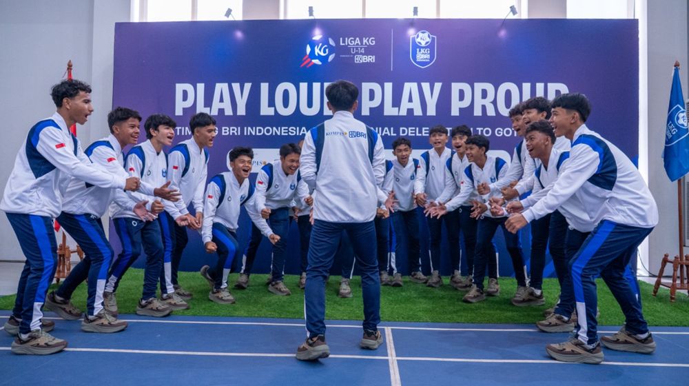 BRI dan Liga Kompas Resmi Lepas Keberangkatan Tim LKG BRI ke Piala Dunia Remaja Gothia Cup di Swedia