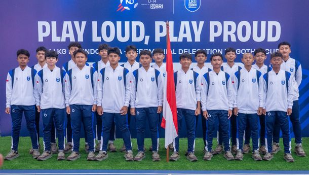 Tanding di Gothia Cup 2025, BRI dan Liga Kompas Resmikan Keberangkatan Tim LKG BRI ke Swedia