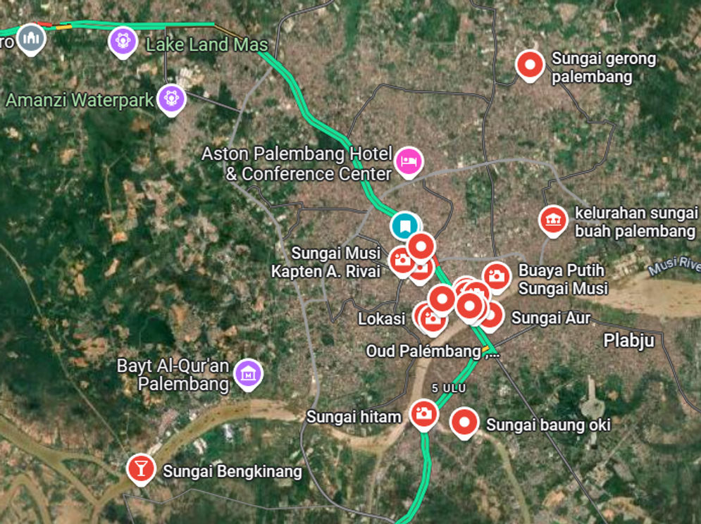 Tangkapan layar Google Map