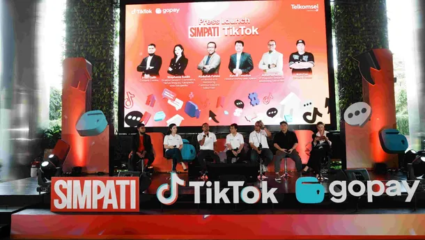 Telkomsel, TikTok, dan GoPay Luncurkan SIMPATI TikTok Perluas Inklusi Digital