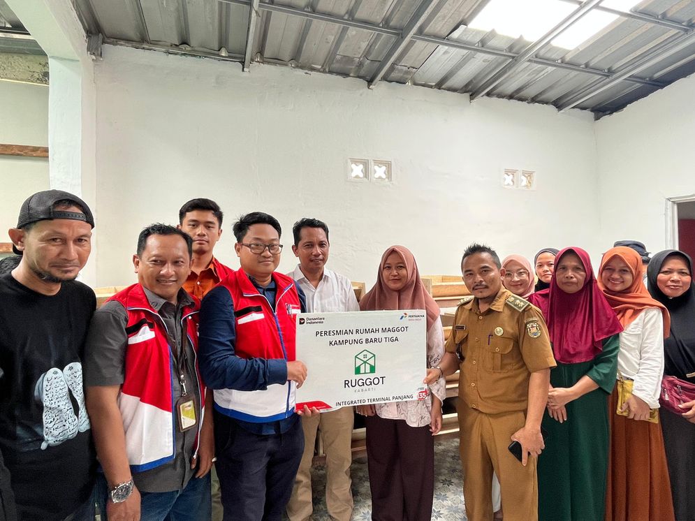Pertamina Launching Rumah Maggot dan Pelatihan Budidaya
