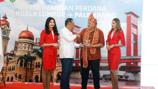 Penerbangan AirAsia KL–Palembang Resmi Dibuka, Dorong Pertumbuhan Pariwisata Sumsel