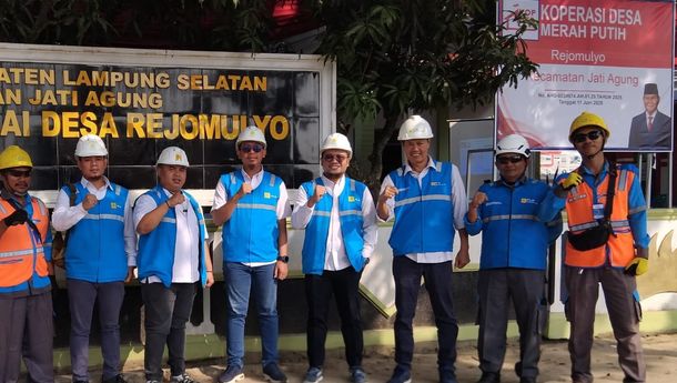 PLN UP3 Metro Dukung Peluncuran Koperasi Merah Putih di Desa Rejomulyo Lampung Selatan