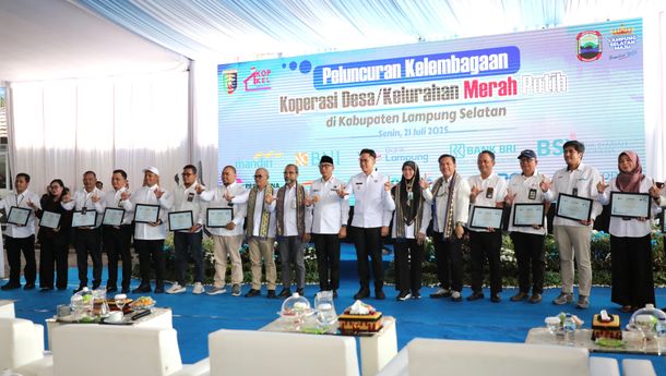 Presiden Luncurkan 80.081 Koperasi Desa Merah Putih, Pemprov Lampung Dorong Kemandirian Desa