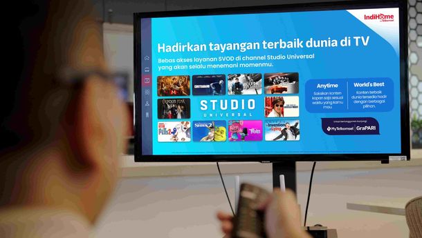 Telkomsel Hadirkan Studio Universal di IndiHome TV