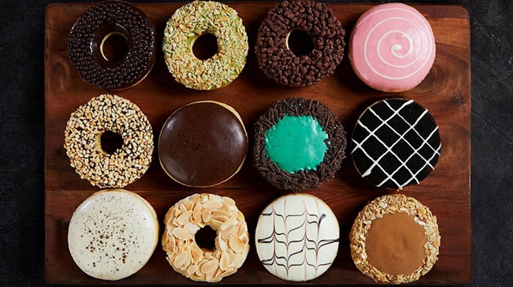 Ilustrasi donat Donat J.Co.