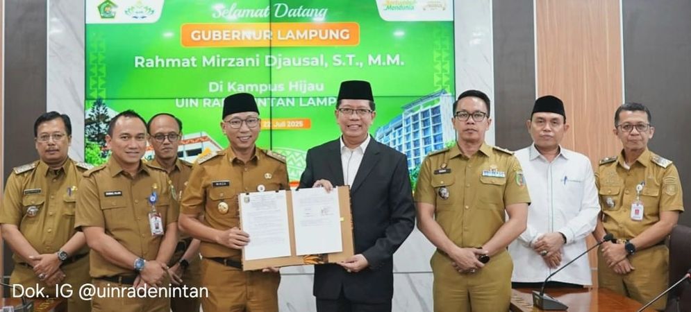 Kunjungi UIN Raden Intan, Gubernur Mirza Siap Kolaborasi Bangun Peradaban Pendidikan
