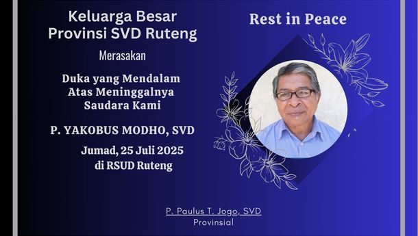 Pater Yakobus Modho, SVD Berpulang: Jejak Misionaris Penuh Kasih dan Dedikasi
