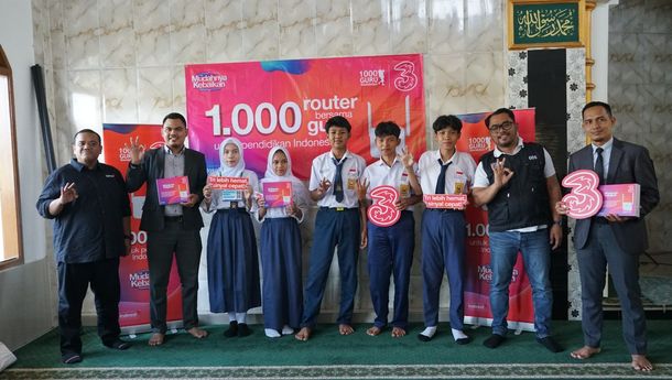 Tri dan 1.000 Guru Foundation Buka Akses Digital di Pelosok Negeri
