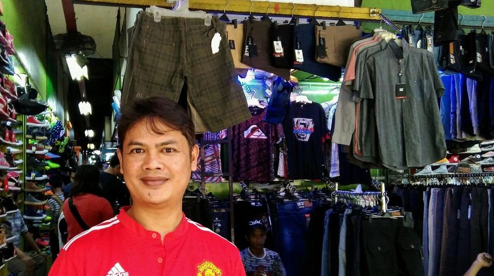 Ilustrasi Pasar Taman Puring.