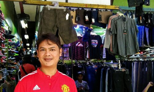 Ilustrasi Pasar Taman Puring.