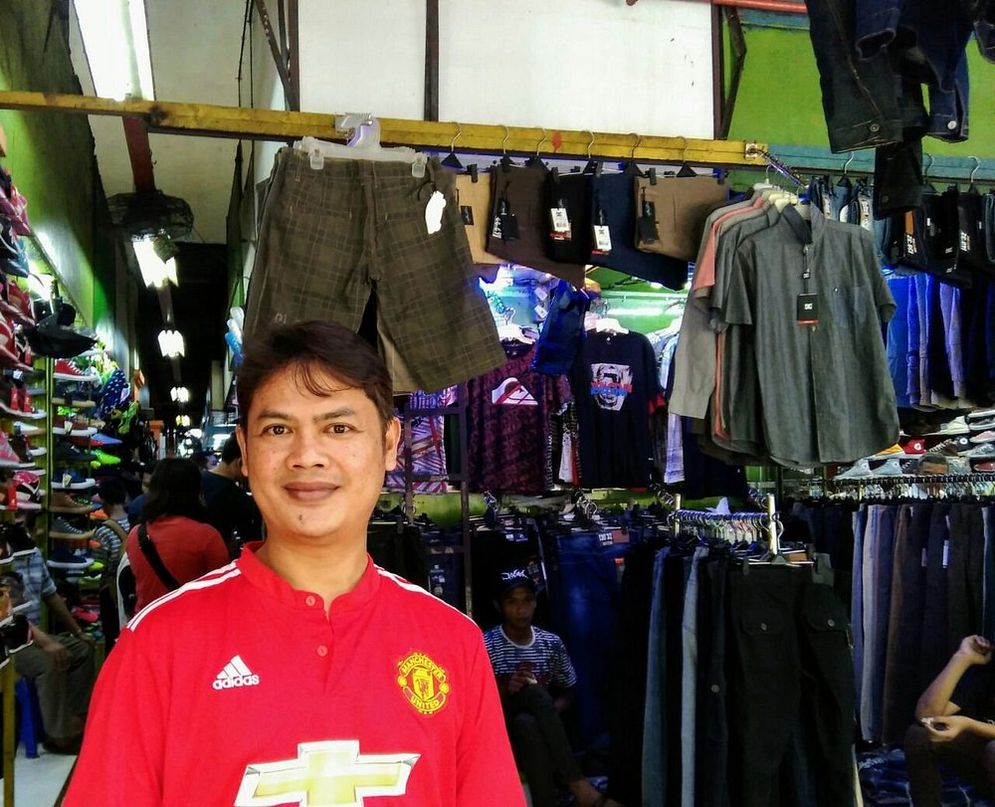 Ilustrasi Pasar Taman Puring.