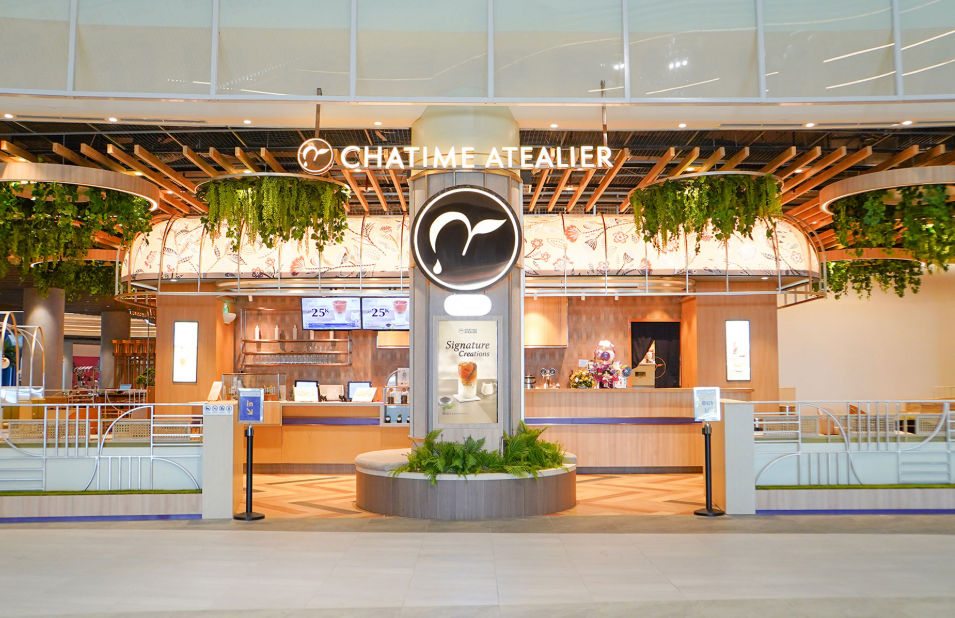 Ilustrasi gerai Chatime.