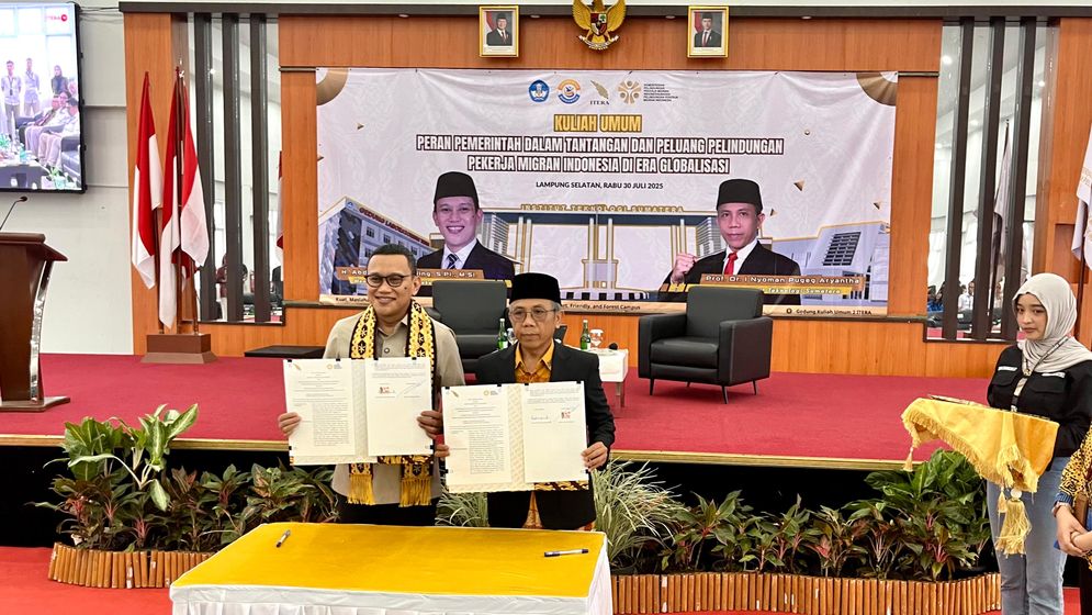 ITERA menjalin kerja sama strategis dengan Kementerian Pelindungan Pekerja Migran Indonesia (KP2MI). 