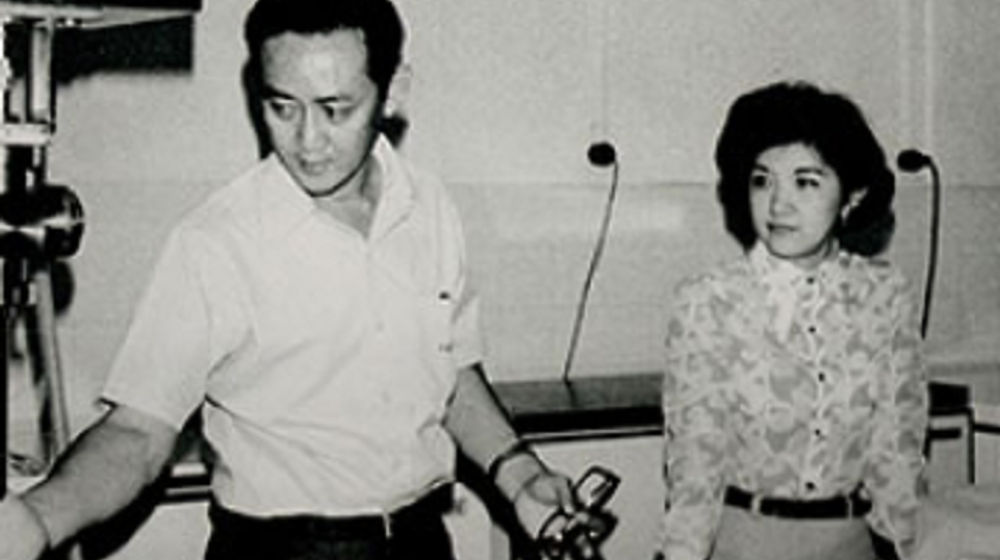 Darmo Hadipranoto bersama istrinya, pendiri Campina.