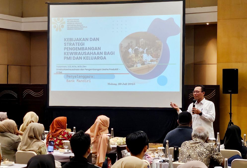 Bank Mandiri Dorong Purna PMI Malang Jadi Wirausahawan Lewat Program Bapak Asuh