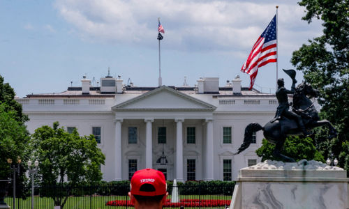 Ilustrasi Gedung Putih.