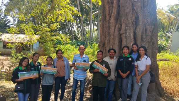 UNIPA Maumere Gaungkan “Penamaan Pohon” sebagai Gerakan Cinta Bumi: Merawat Kota, Menyelamatkan Masa Depan