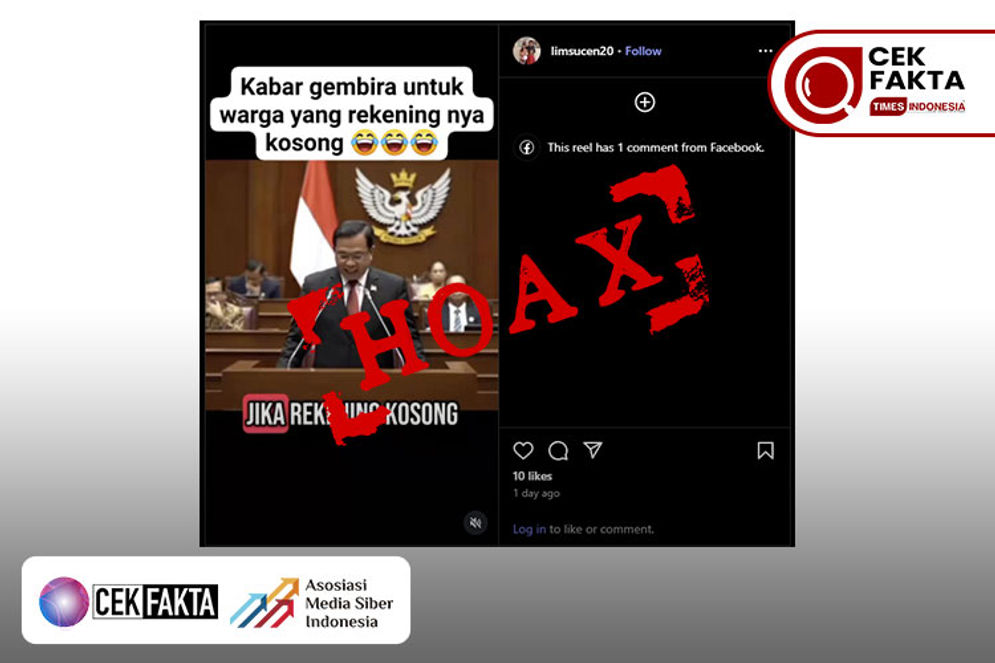 Hoaks: Rekening Kosong Selama 3 Bulan Akan Diisi oleh Negara, Cek Faktanya Yuk!