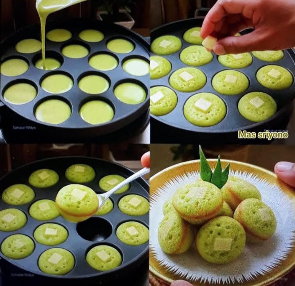 Kue Cubit Pandan