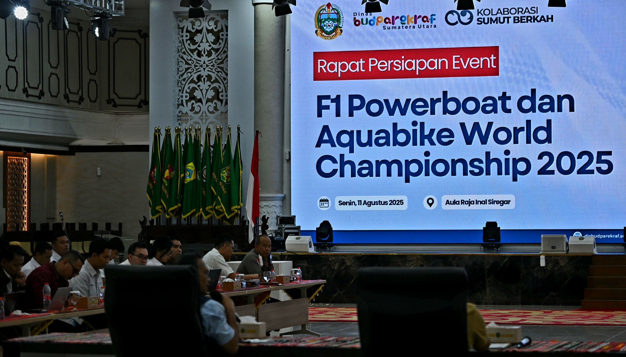 Rapat persiapan event F1 Powerboat dan Aquabike World Championship 2025