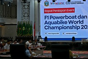 Rapat persiapan event F1 Powerboat dan Aquabike World Championship 2025