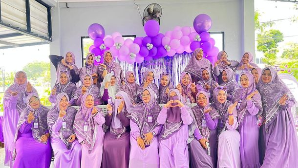 Unik! Kenalan dengan Komunitas Pecinta Ungu Lampung