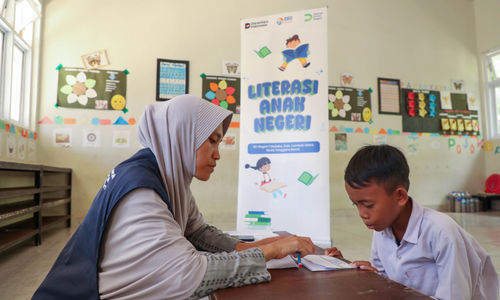 Tingkatkan Kemampuan Membaca, BRI Peduli Hadirkan Program Literasi Anak Negeri 