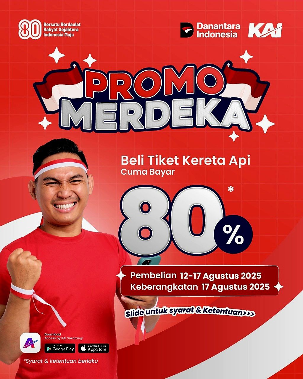 
Promo Merdeka untuk penumpang KA Sribilah Utama diperpanjang