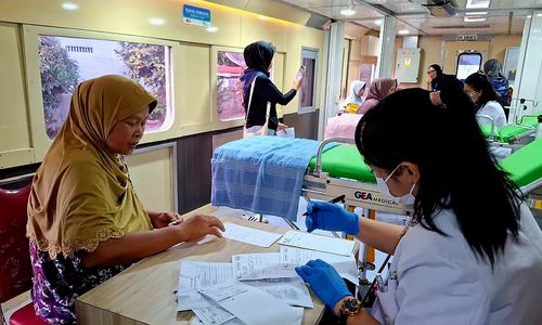 KAI Sumut menggelar Rail Clinic di Stasiun Siantar