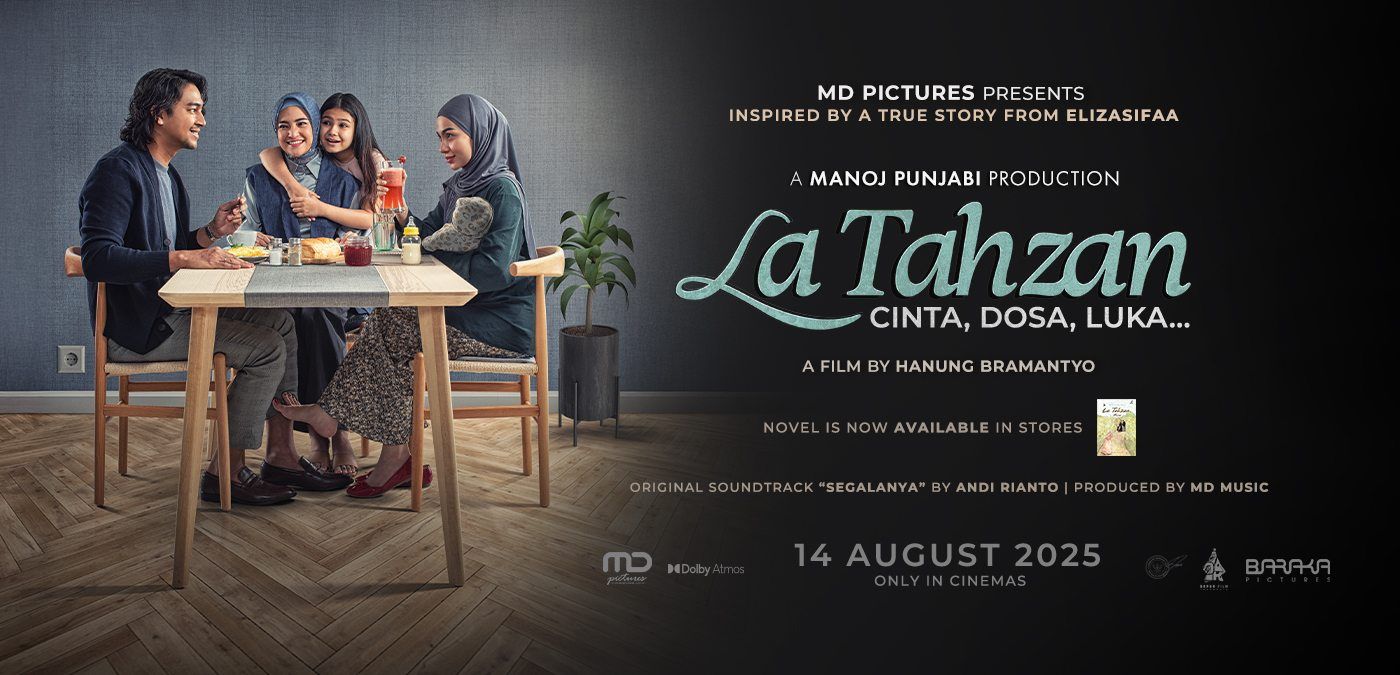 Film La Tahzan yang tayang hari ini 14 Agustus.