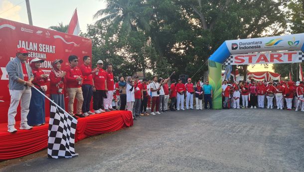 Meriah! PTPN I Regional 7 Gelar Jalan Sehat dan Aneka Lomba Sambut HUT ke-80 RI