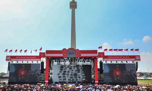 Rayakan 80 Tahun Kemerdekaan, BRI Sukseskan Pesta Rakyat di Monas