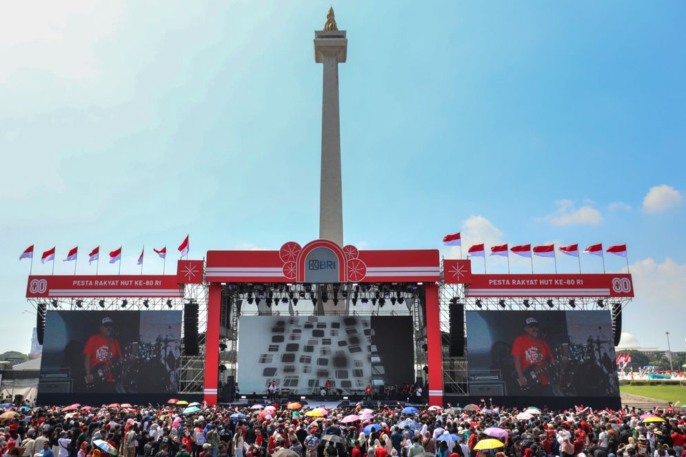 Rayakan 80 Tahun Kemerdekaan, BRI Sukseskan Pesta Rakyat di Monas