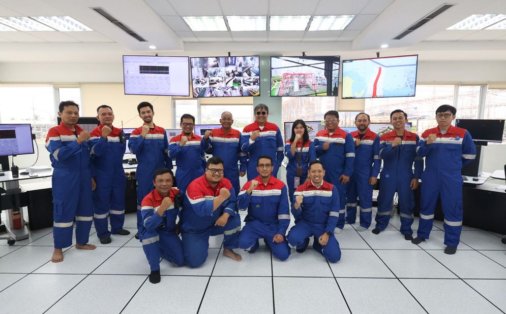 Direksi dan Komisaris PT Nusantara Regas (NR) melaksanakan Management Walkthrough (MWT) di Onshore Receiving Facility (ORF) Muara Karang, Jakarta, pada Minggu (17/8/2025).