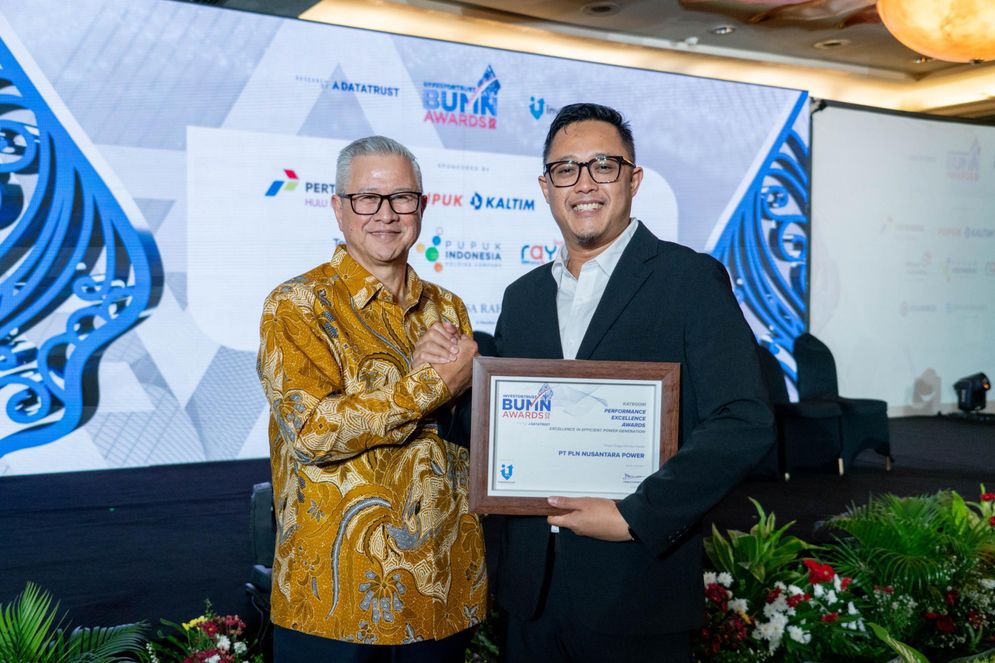 PLN Nusantara Power Raih Penghargaan “Excellence in Efficient Power Generation” pada BUMN Awards 2025
