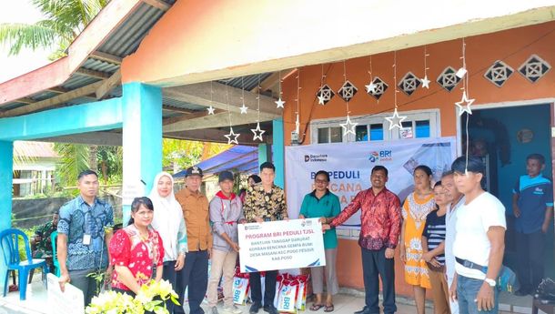BRI Peduli Bergerak untuk Ringankan Dampak Gempa Poso