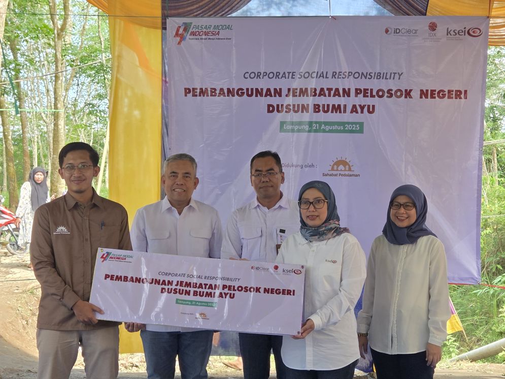 Pasar Modal Bangun Aksesibilitas Pembangunan Jembatan di Way Kanan Lampung