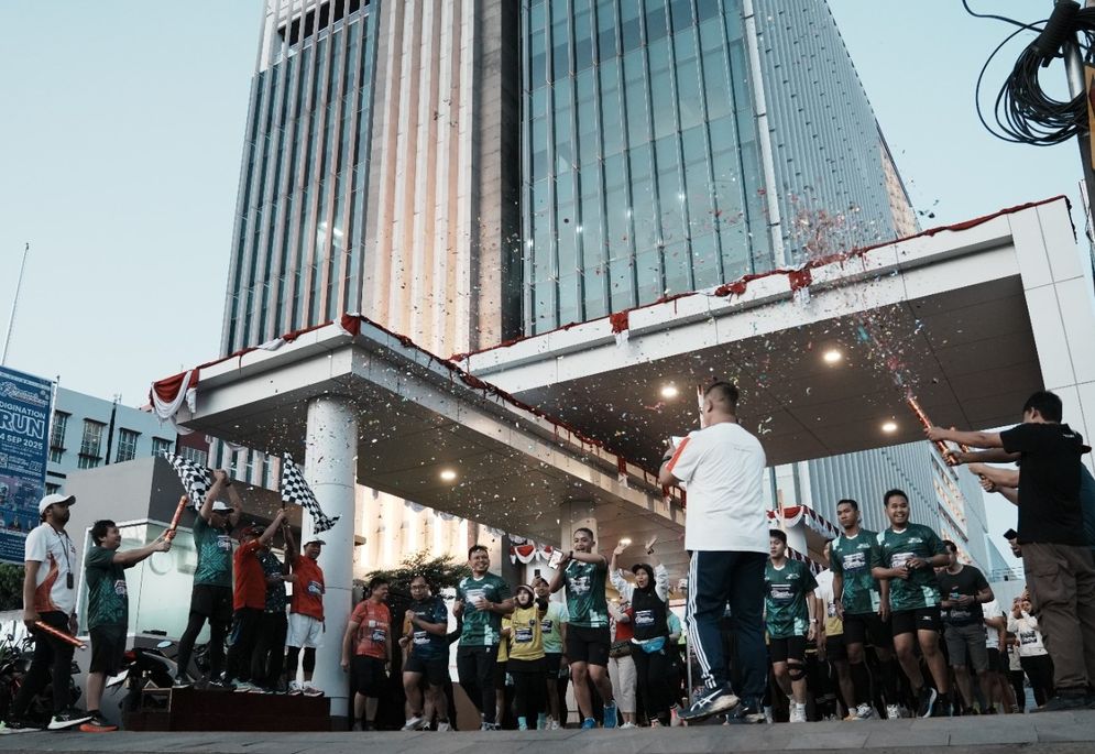 OJK Sumsel dan Pemprov Sumsel Gelar Warming Up: Road to Sultan Muda DIGINATION RUN 2025