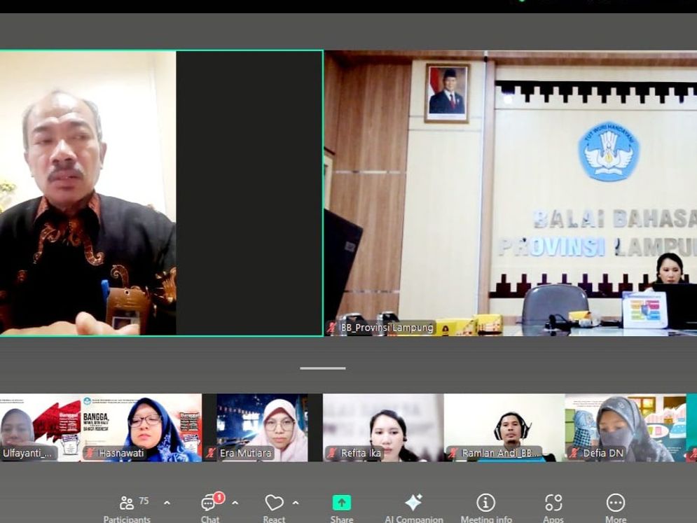 Balai Bahasa Lampung Menggelar Bimtek.jpeg