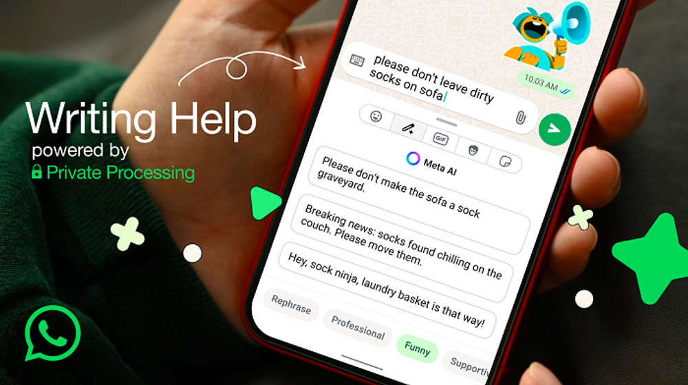 Fitur baru WhatsApp bernama Writing Help.