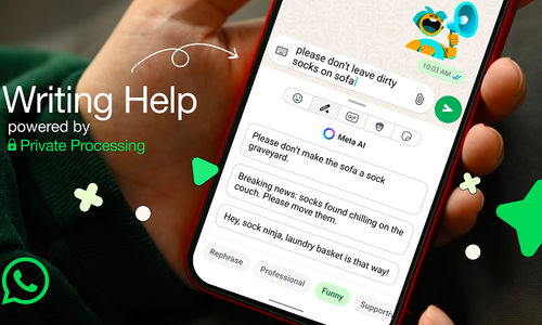 Fitur baru WhatsApp bernama Writing Help.
