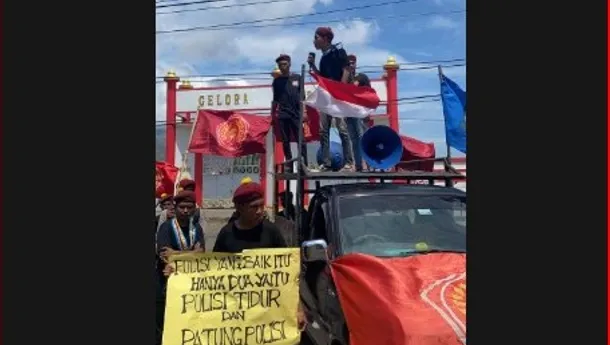 PMKRI Maumere Kecam Brimob, Desak Presiden Copot Kapolri Usai Ojol Tewas Ditabrak