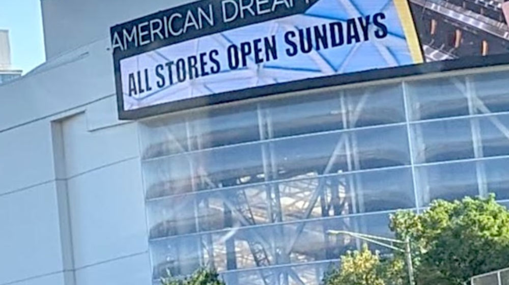 Pusat perbelanjaan American Dream di New Jersey.